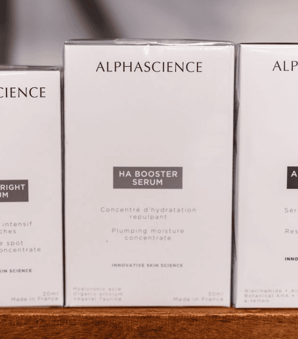 Alphascience HA Booster Serum packaging